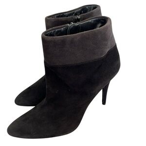 Stuart Weitzman Black Suede Ankle Boots size 10